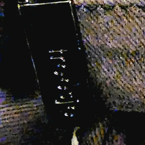 Treesje Brown leather with ruffle makeup bag pouch - Picture 9 of 9